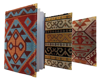 Turkish Journal — Intricate Kilim Design, Aztec Print, Bohemian - The Humble Crescent